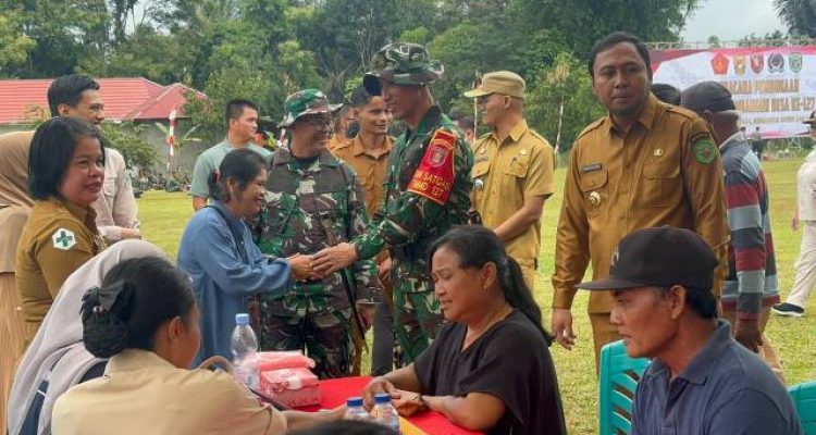 TMMD Wilyas Ke-127 Hadirkan Pengobatan Gratis bagi Warga Linggang Amer