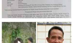 Yuliarman L selaku Kepala Rombongan di Kebun Sawit kampung Olak Terancam di Proses Hukum