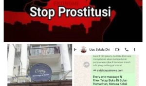 Lapor Gubernur, Every one massage N Relax Prostitusi Terselubung Tetap Buka Di Bulan Suci Ramadhan, Diduga Dibekingi oknum Parenkraf Jakbar