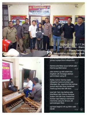 Pemred Warta Sidik Siap Tempuh Jalur Hukum: Direktur Yayasan Sakura Indonesia Sudah Fitnah Dan Merusak Marwah Wartawan