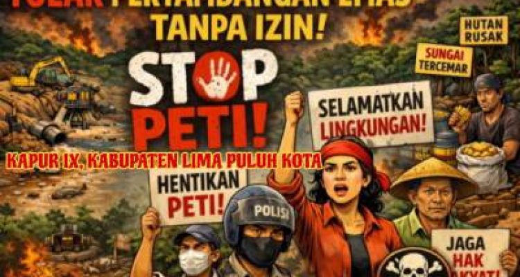Publik Menilai Pemerintah Dan Aparat Penegak Hukum Kurang Serius Atasi Persoalan Tambang Ilegal Di Kapur IX