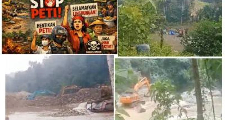 Aktivitas Tambang Emas Ilegal (PETI) di Kapur IX Merajalela, APH Diduga Tutup Mata “Bungkam”