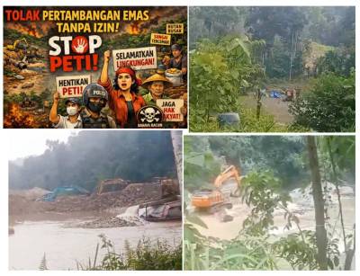 Aktivitas Tambang Emas Ilegal (PETI) di Kapur IX Merajalela, APH Diduga Tutup Mata “Bungkam”
