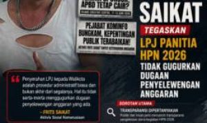 LIN Bekasi: “Mantan Ketua Panitia HPN, Mulutmu Harimaumu”, APH Diminta Menindaklanjuti Laporan Dugaan Penyimpangan