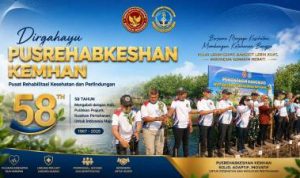 Mewakili Dandim 0510/Tigaraksa Danramil 01/Teluknaga Mayor Inf Zein Nurohman Hadir Langsung Di Acara HUT Ke – 58 Pusrehabkeshan
