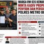 Warga RW 035 Kemang Pratama 2 Minta Kadiv Propam Evaluasi Penyidik dan Personel Paminal Polres Metro Bekasi Kota