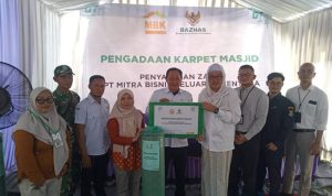 Perkuat Literasi Keuangan Masyarakat, PT MBK Ventura Salurkan Bantuan Karpet Masjid di Pakuhaji