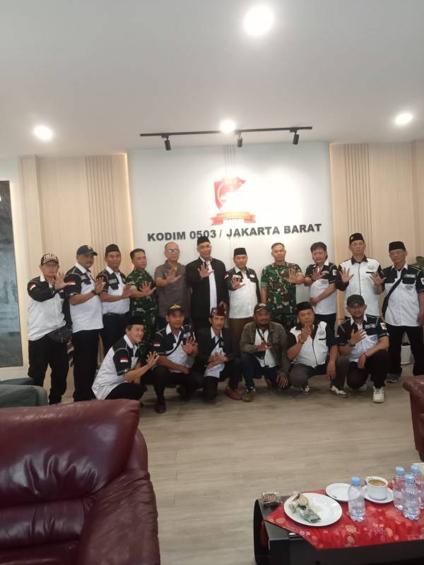 Forkabi Jakbar dan Kodim 0503/JB Sinergi Bersama Jaga Kondusivitas Masyarakat