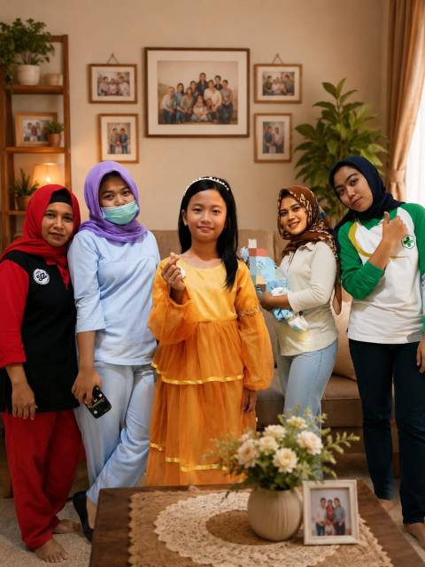 Penuh Kesederhanaan dan Doa, Athia dan Keluarga Besar Keiza Agustini Hia Kelahiran 17 Augustus Gelar Perayaan HUT ke-9