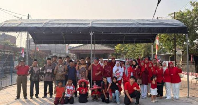 Warga Komplek Duta Asri Cadas Gelar Upacara bendera,Peringati HUT RI Ke 81 Tahun