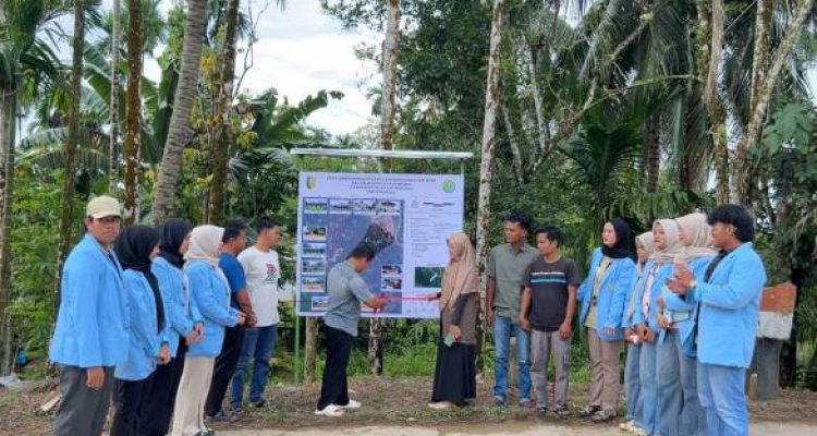 Mahasiswa Kukerta Berdampak UNRI 2026 Susun Peta Administrasi dan Potensi Desa Aur Duri