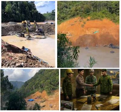 HUT RI ke-81 Ternoda? Aktivitas Tambang Emas Ilegal Beroperasi Terang-terangan di Kenagarian Galugua