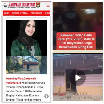 Polemik Kafe Remang-remang F10 Memanas, DPRD Kuansing Siapkan RDP Bersama OPD Terkait Polemik Kafe Remang-remang F10 Memanas, DPRD Kuansing Siapkan RDP Bersama OPD Terkait