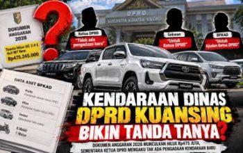 Kendaraan Dinas DPRD Kuansing Bikin Tanda Tanya: Sekwan Sebut untuk Ketua, Juprizal Bantah, BPKAD Catat untuk Ajudan