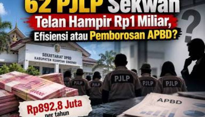 62 PJLP Sekwan Telan Hampir Rp1 Miliar, Efisiensi atau Pemborosan APBD?