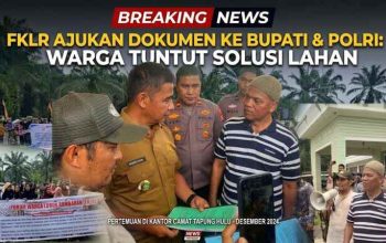 Tuntut Enclave Lahan Seluas 1.570 Hektar dari PTPN IV, Tiga Forum Desa Senama Nenek ‘Kepung’ Bupati Kampar