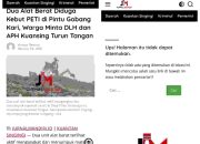 Tautan Berita PETI di Pintu Gobang Kari Kuansing Tak Bisa Diakses, ATHIA Telusuri Penyebabnya