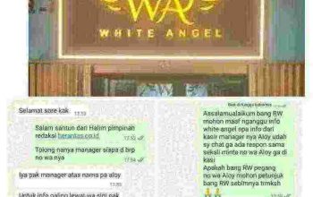 Aloy Manager White Angel Spa Di Green Garden Tidak Di Kenal Ketua Rw 08 Kedoya Utara, Dinilai Melecehkan Media